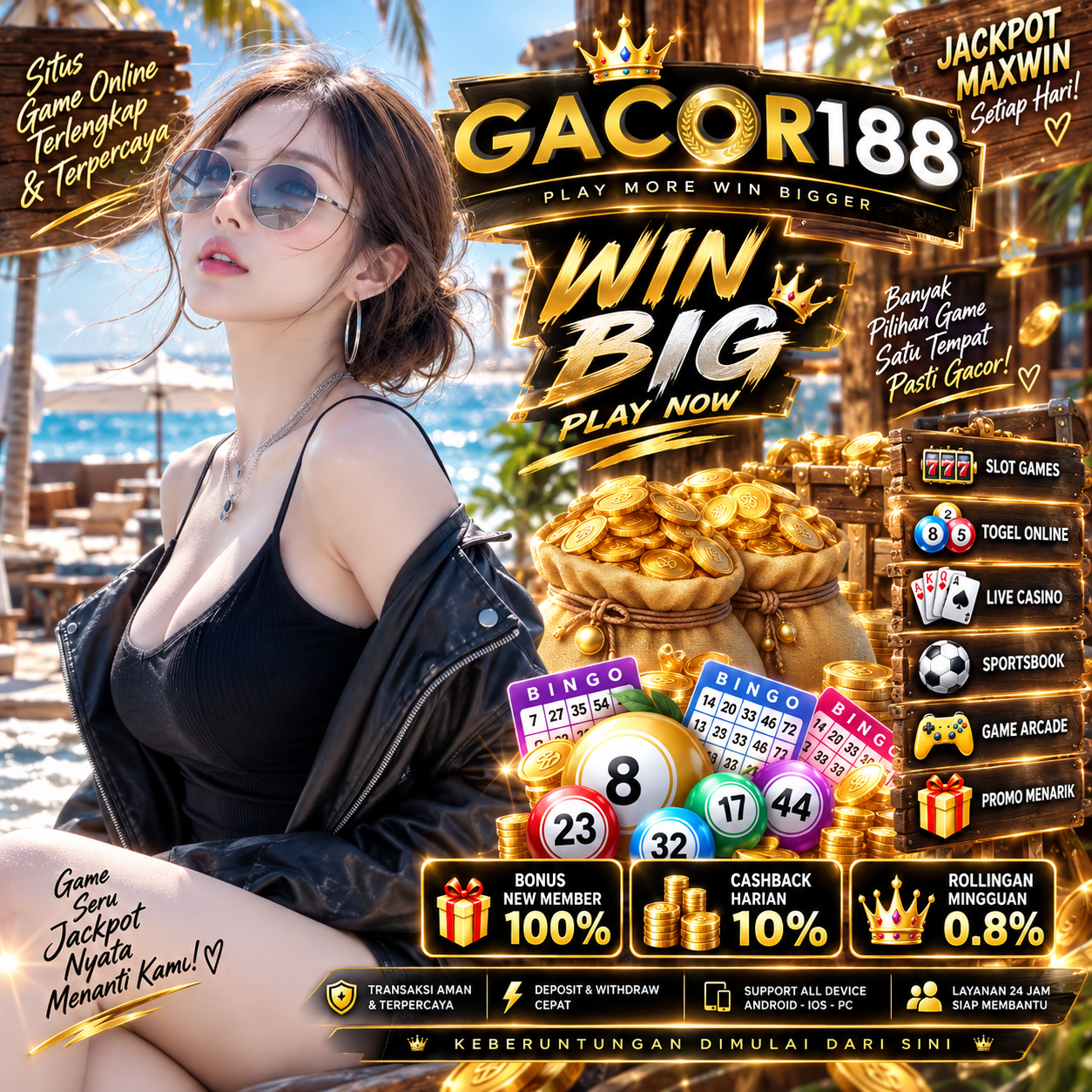 GACOR188 | Pusat Akses Game, Login, RTP dan Panduan Terbaru